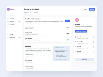 Account Settings Template - Webpixels account settings application bootstrap components dashboard forms management modern password security sidebar templates ui web app