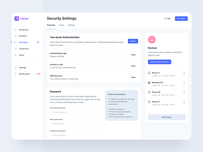 Account Settings Template - Webpixels account settings application bootstrap components dashboard forms management modern password security sidebar templates ui web app
