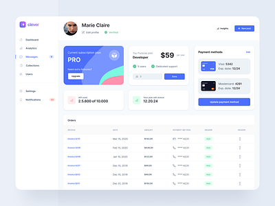 Billing Settings and Payments - Webpixels application billing bootstrap card cards components dashboard interface modern payment settings template ui web app