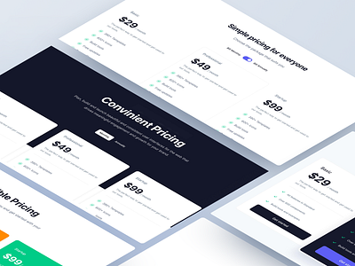 Pricing Pages and Sections - Made by Webpixels blocks boot bootstrap business cards components design payment plans pricing saas section subscription template templates ui website