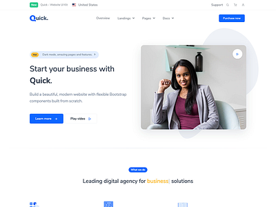 Business Landing Page bootstrap business landing modern page template theme