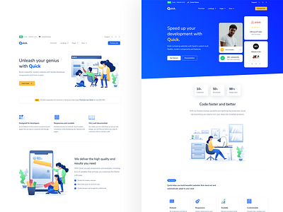 Landing Pages for Business and Agency agency bootstrap business landing modern theme uiux website