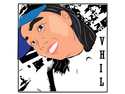 Vhil design illustration logo