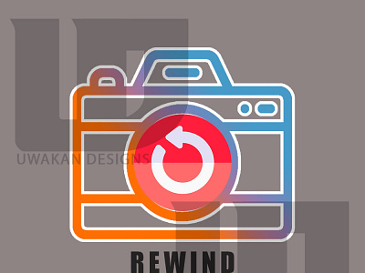 Rewind branding design logo