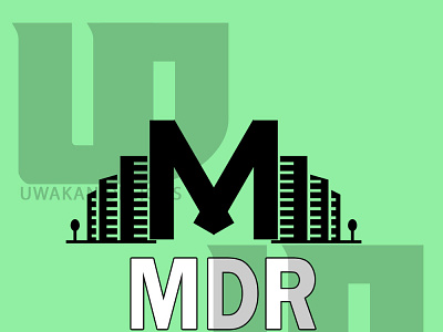 MDR branding design illustration logo
