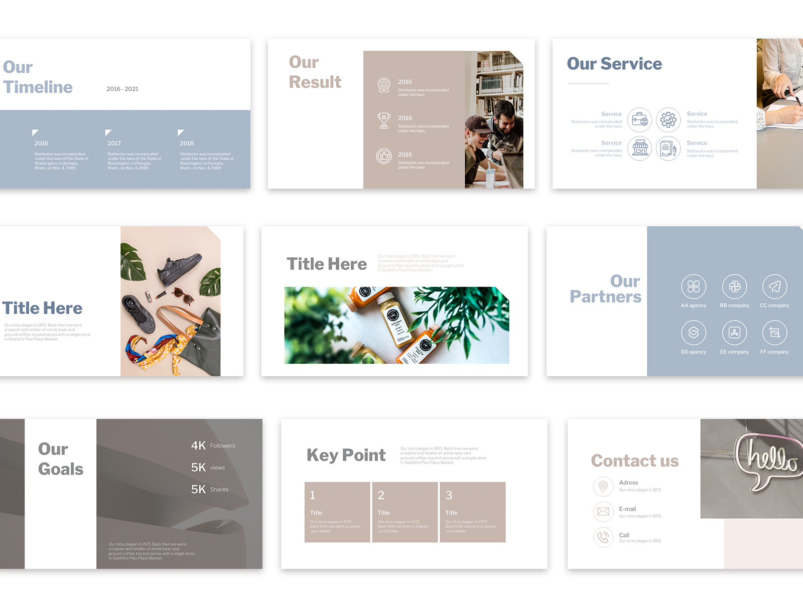 Company Profile Presentation by Yeeun Jeong on Dribbble