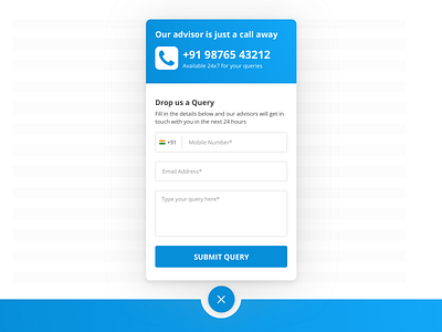 Query Form Design cardui chat box form design logo material design ui userinterface ux uxdesign