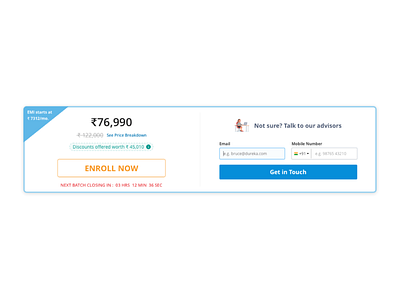 Price Card for High Ticket Size Product cardui form design form fields materialdesign pricing pricing plan ui userinterface ux uxdesign