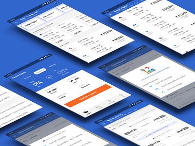 Travel App Design appdesign cardui flight booking flight search travel app userinterface uxdesign