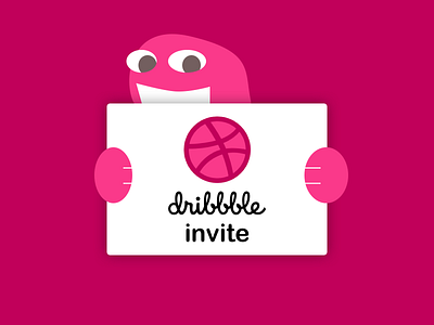 Want a Dribble Invite? Hit me up! design dribble dribble invite illustration vector