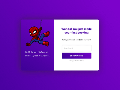 Success Popup Daily UI #011