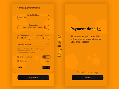 DailyUI#002 - Checkout ui