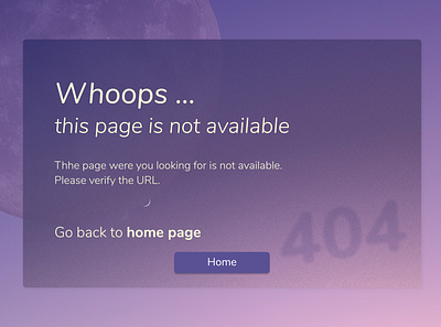 DailyUI #008 - 404 page figma ui