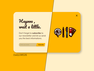 DailyUI - subscribe