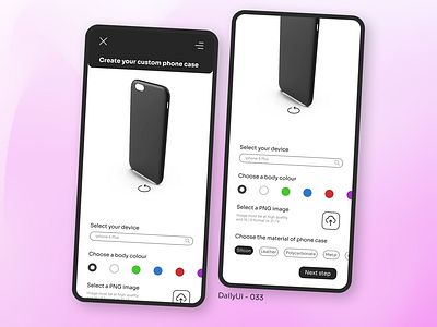 Phone case customize product
