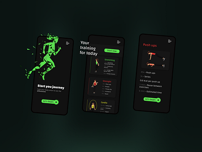 Workout Tracker figma ui