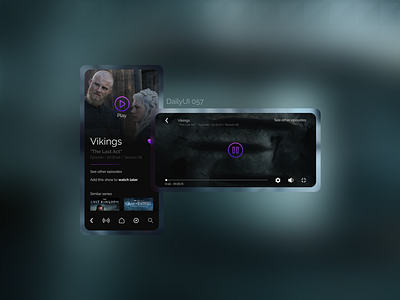 Video Player figma ui ux