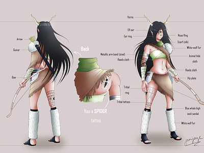 Female Cyclops character concept