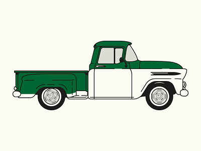 Chevrolet Apache apache camioneta chevrolet pickup truck vector vintage