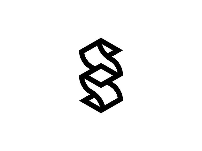 Double S bless branding design logo vector