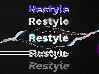mTitle Restyle | The most powerful typography plugin animation motion design video effects