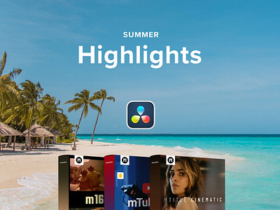 Top 3 plugins for DaVinci Resolve of the summer 2021 blackmagic design branding motion graphics video video editing video editor video effects video production