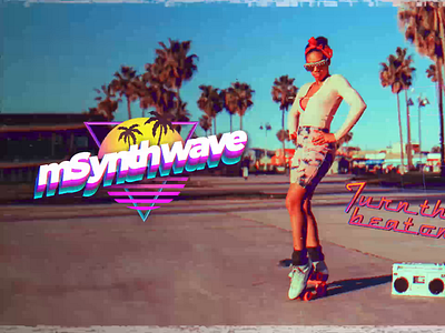 Retro stylizations in one click | mSynthwave for Final Cut Pro video editor