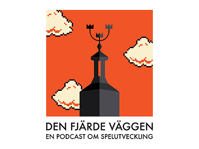 Den Fjärde Väggen brand cover futura game icon illustration itunes logo logotype podcast symbol vector