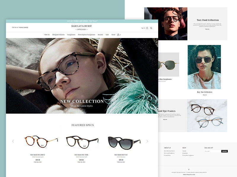 Barclay & Hurst New Homepage Design By Joanne Edwards On Dribbble