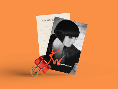 Kw Hairdressing Business Card beauty business card business cards hair hair salon salon