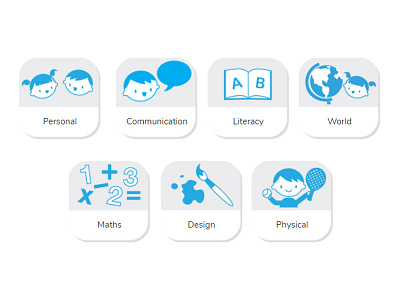 My Little Selection icons character children design ecommerce icons illustration kids