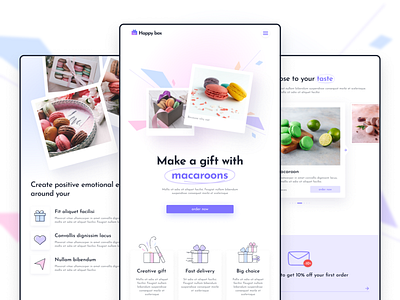 HappyBox – Free Multipurpose Colorful Landing Page Template