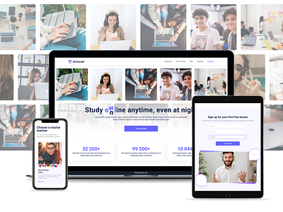 Schoowl – Online Education Landing Page e learning