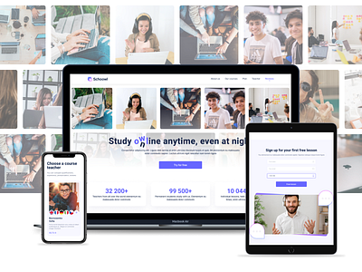 Schoowl – Online Education Landing Page