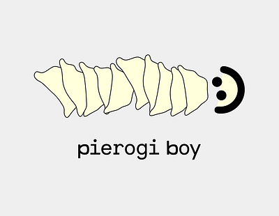 more pierogi 2d abstract branding character design coco cute design flat food identity illustrator minimal perogi pierogi type typography vector