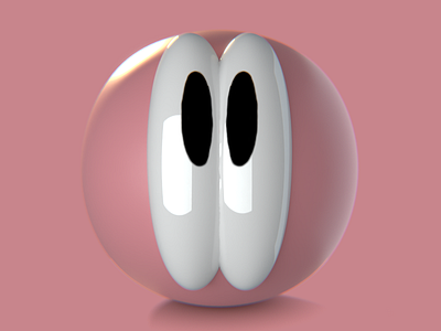 faceman 3d 3d art 3d artist 3d modeling abstract artwork character character design coco cute cute art design eyes face happy illustration print shiny smiley vector