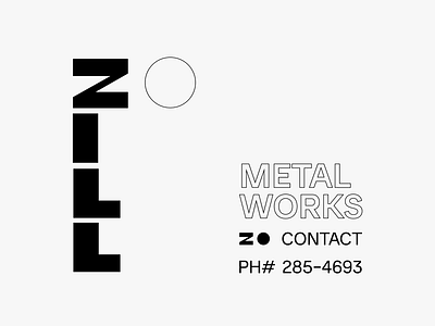zill 2d abstract branding coco construction design flat hardware identity minimal poster print type typography vector work