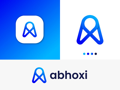 Abhoxi Logo Design || Modern A Letter Logo Mark