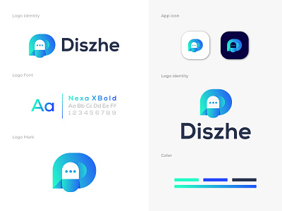 Diszhe Chat Logo Design