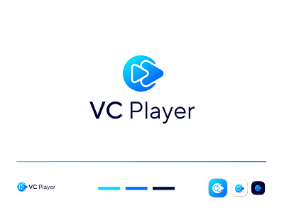 VC Player Logo Design