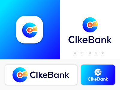 ClkeBank Logo Design || Banking logo || Financial logo