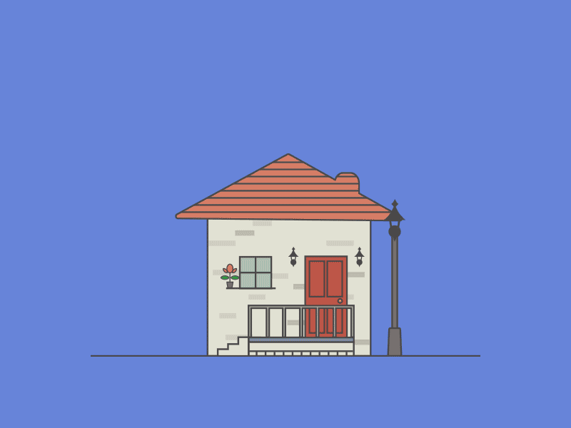 day and day shadow door flower transit gif daylight night light cycle house