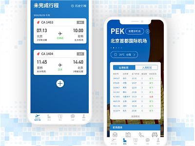 飞常准 app ui redesign