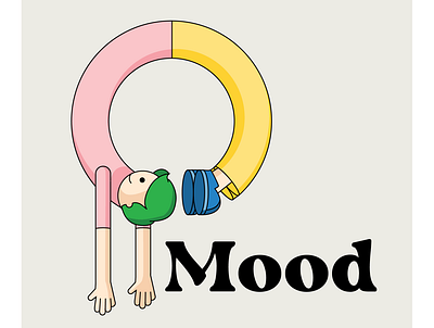 Mood branding design graphic design illustration typography vector