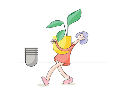 Plant lover design graphic design illustration ui vector