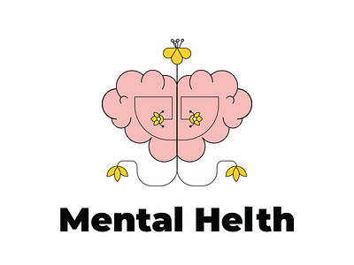 Mental Health branding design graphic design illustration ui vector