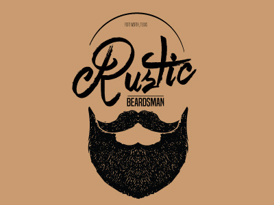 THE RUSTIC BEARDSMAN - BRANDING beard brand illustration logo