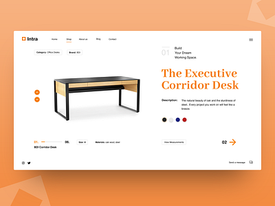 Furniture Store Concept store ui design user interface website
