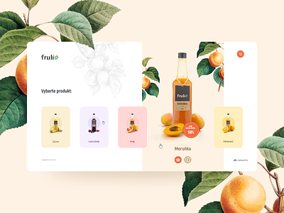 Fruli - design concept clean design illustration light modern web web design webdesign website