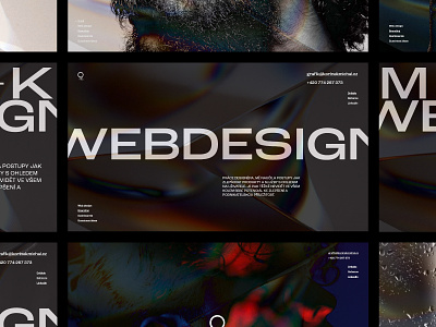 Personal web 2.0 design grid layout personal portfolio typography ux webdesign